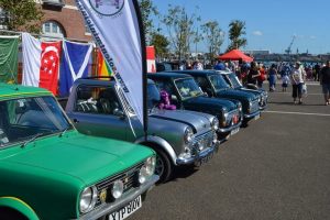 Read more about the article Classic Vehicles (Minis) on Parade (Event from 2017)