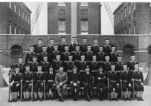 Unidentified class photo at St Vincent 1945. Credits to original photographer.