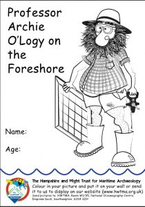 archie colouring image - Gosport Heritage Open Days