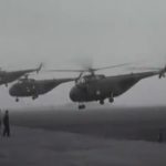 Link for video of NAVAL AVIATION - Helicopter Squadron and Jet Landing on Carrier - British Movietone