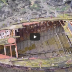 Link to video of Gosport drone footage. Forton creek shipwrecks.