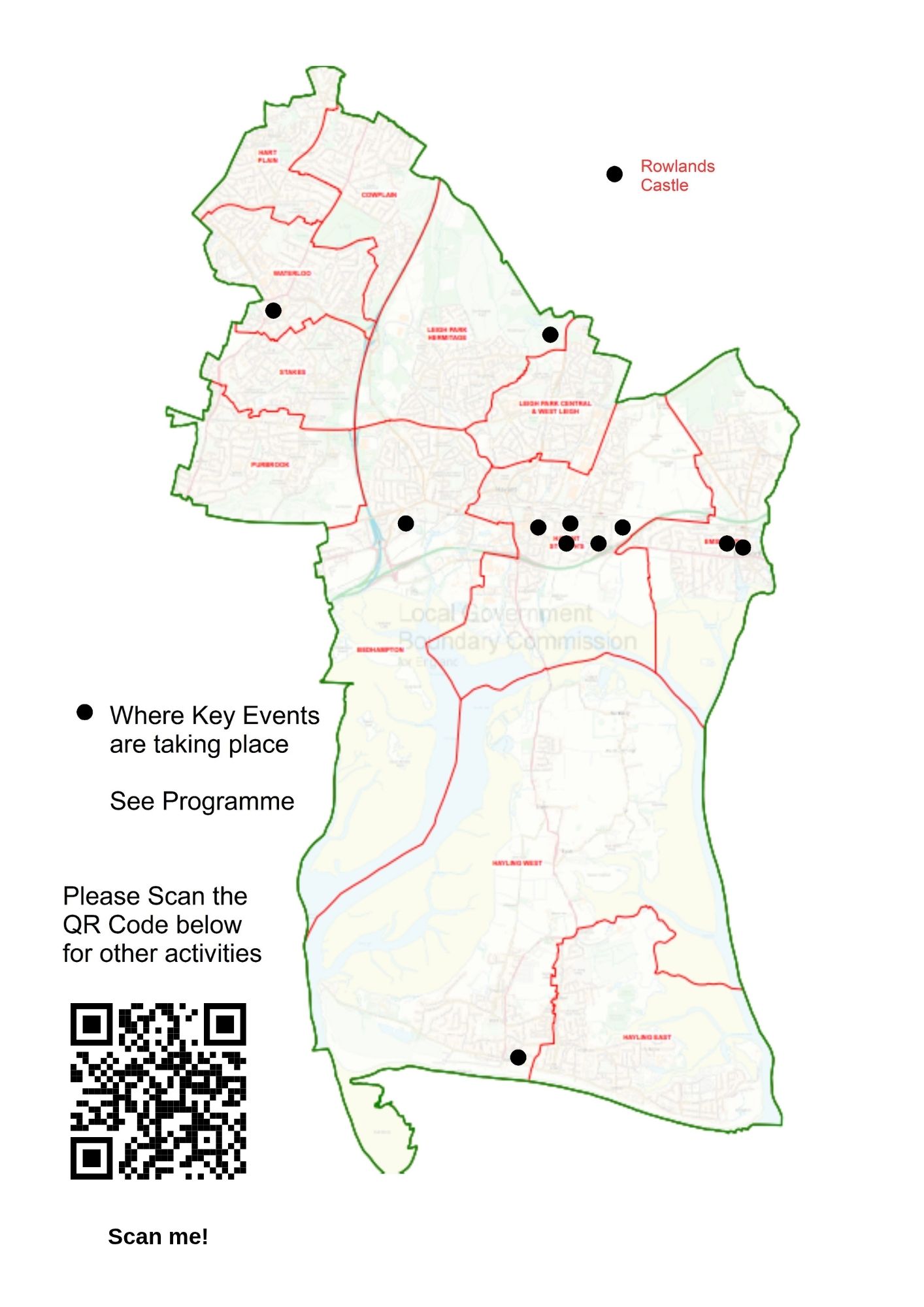Havant Heritage Open Days location map